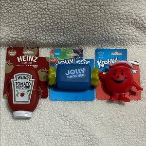 PET TOYS Heinz, Jolly Rancher, and Kool-Aid Vinyl Toys
